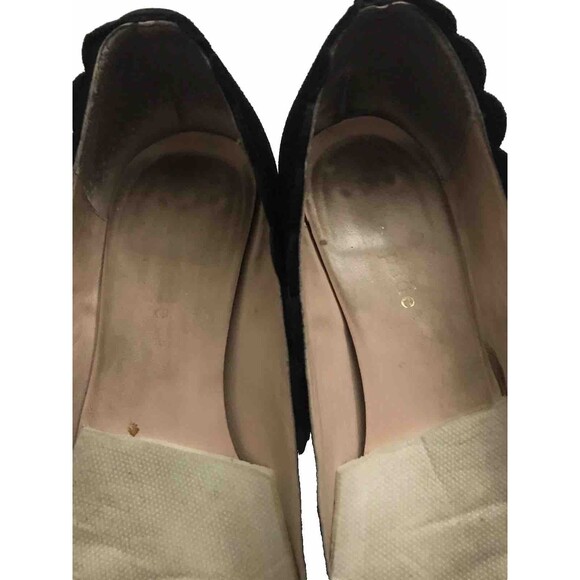 Kate Spade Black Kid Suede Pump/ Shoes Size 6M Black Color - Picture 5 of 13